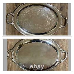 Elegant Vintage Silverplate Tea Set 5 Pieces