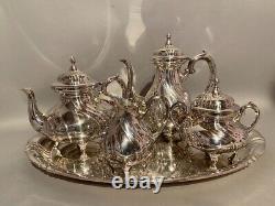 Elegant Vintage WMF Germany Silverplate Tea/Coffee Set 5 Piece Collection