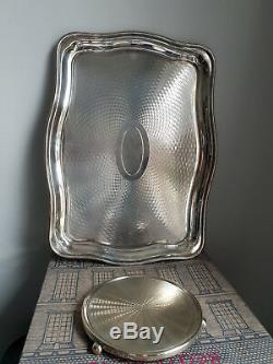 Elkington&Co 1931 Art Deco 6 Piece Silver Plate Tea Set (Very Good Condition)