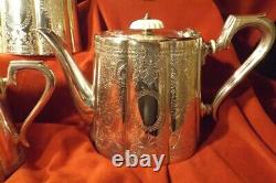 English Silverplate 6 pcs. Coffee/Tea Service by Lettner Silver Co