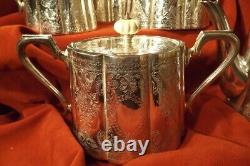 English Silverplate 6 pcs. Coffee/Tea Service by Lettner Silver Co