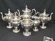 English Silverplated Tea Set 1877 / 6 Pieces Oversized / Sheffield Silver 5224
