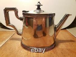 Ercuis Teapot Tea Pot Silver Plated Vintage Constantinople Orient Express AS-IS