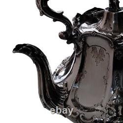 European Silverplated Tea Kettle With Chaffing Dish