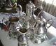 Exquisite Antique Quality James Dixon Silver Plate 4 Piece Coffee Tea Set