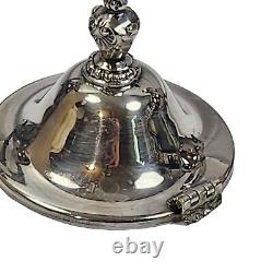 Exquisite Vintage Poole Silver-Plated Tea & Coffee Set With Ornate Tray