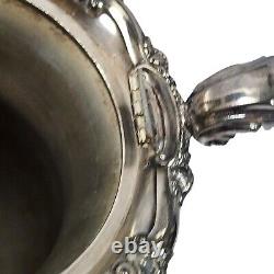 Exquisite Vintage Poole Silver-Plated Tea & Coffee Set With Ornate Tray