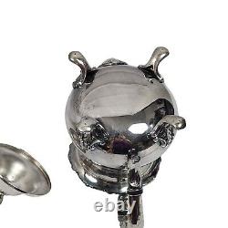 Exquisite Vintage Poole Silver-Plated Tea & Coffee Set With Ornate Tray