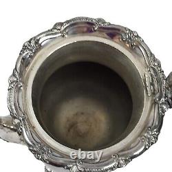 Exquisite Vintage Poole Silver-Plated Tea & Coffee Set With Ornate Tray