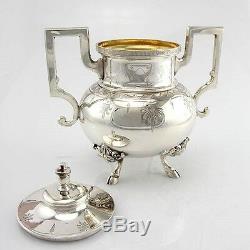 Extensive 6pcs Silver Plated Tea and Coffee Set Mappin & Webb England Circa 1930