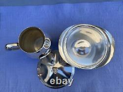 FB Rogers Silver Plate Co 5 Piece Coffee & Tea Set with Large 18 Footed Tray
