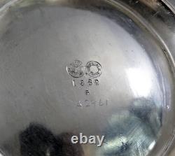 FINE LARGE ANTIQUE SILVER PLATED TEA / COFFEE SET Meriden Company not sterling