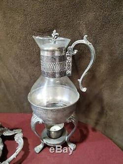 F. B. Rogers Silver Co. 1883 Silver Plate 13 Piece Coffee Tea Set