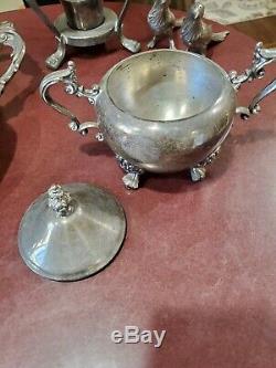 F. B. Rogers Silver Co. 1883 Silver Plate 13 Piece Coffee Tea Set