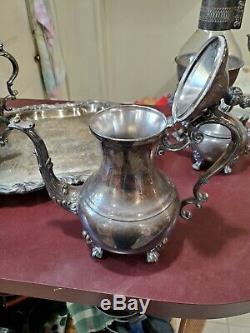 F. B. Rogers Silver Co. 1883 Silver Plate 13 Piece Coffee Tea Set