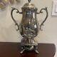 F B Rogers Silver Company Silver Plate Coffee Urn 1883, Complete With Heater