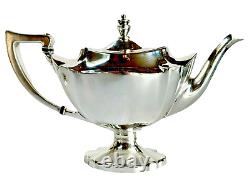Fabulous Art Deco Era Lawrence B. Smith Boston 6 Piece Silverplate Tea Set