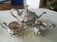 Finest Birks Regency Plate Melon 3 Piece Tea Set