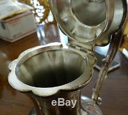 Five (5) Piece Reed and Barton Silver Plated Winthrop Pattern Tea Service
