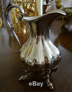 Five (5) Piece Reed and Barton Silver Plated Winthrop Pattern Tea Service