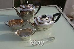 Five Piece Silver Plated Adams Tea Coffee Service Tray by SILVERCRAFT Sheffield