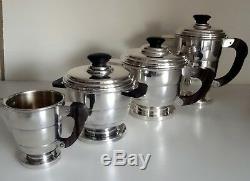 Four Piece French Art Deco Coffee/Tea Service Coffee Tea Sets