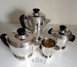 Four Piece French Art Deco Coffee/Tea Service Coffee Tea Sets