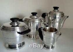 Four Piece French Art Deco Coffee/Tea Service Coffee Tea Sets