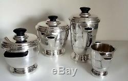 Four Piece French Art Deco Coffee/Tea Service Coffee Tea Sets