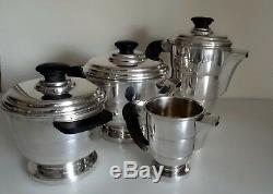 Four Piece French Art Deco Coffee/Tea Service Coffee Tea Sets