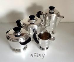 Four Piece French Art Deco Coffee/Tea Service Coffee Tea Sets