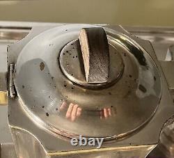 French Art Deco 1930 Coffee Tea Set Service Silver Plate Lanel Christofle Era