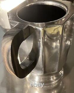 French Art Deco 1930's Coffee Tea Service Silver Plate Lanel Despres Ercuis Era