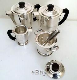 French Art Deco Coffee/Tea Set by Albert Frionnet