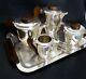 French Art Deco Five-piece Coffee & Tea Service On Tray By François Frionnet