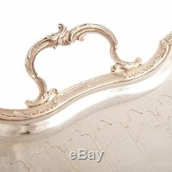 French Silver Coffee and Tea Service withPlated Tray