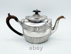 GEORGIAN SILVER PLATED TEAPOT c1770 LION DESIGN OLD SHEFFIELD PLATE