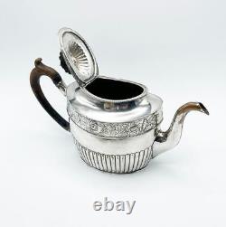 GEORGIAN SILVER PLATED TEAPOT c1770 LION DESIGN OLD SHEFFIELD PLATE