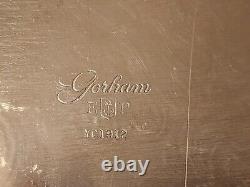 GORHAM Chantilly 6 Pc SILVER-PLATE TEA SET-2 Pots-Creamer-Sugar-Waste- Rect Tray