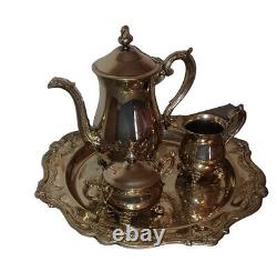GORHAM Tea Coffee Set Silver Plate Set 5 piece Antique Vintage