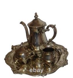 GORHAM Tea Coffee Set Silver Plate Set 5 piece Antique Vintage