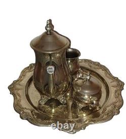 GORHAM Tea Coffee Set Silver Plate Set 5 piece Antique Vintage