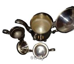 GORHAM Tea Coffee Set Silver Plate Set 5 piece Antique Vintage