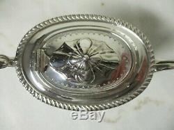 Georgian Style Christopher Johnson Sheffield English Silverplate Tea Service Set