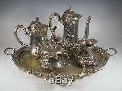 German WMF Art Nouveau Tea & Coffee Pot Set # AS/M231