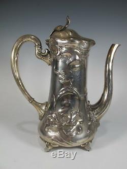 German WMF Art Nouveau Tea & Coffee Pot Set # AS/M231