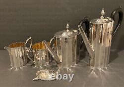 Godinger Silver Art Co 1930 Lunt Paul Revere Federal style Tea Set Of 4 Rare Set