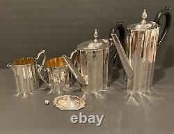 Godinger Silver Art Co 1930 Lunt Paul Revere Federal style Tea Set Of 4 Rare Set