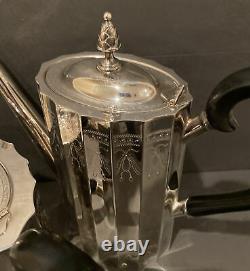 Godinger Silver Art Co 1930 Lunt Paul Revere Federal style Tea Set Of 4 Rare Set