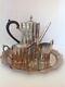 Godinger Silver Plated Museum Re-creations 1980's 4 Pcs Coffee/tea Set By